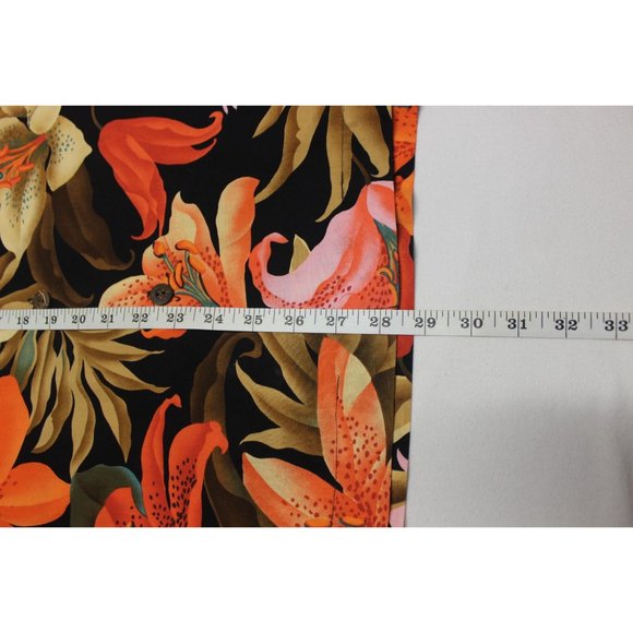 Tropical Trading Company men's floral button front Hawaiian‎ short sleeve shirt - Picture 10 of 12